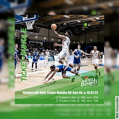 Basketball-Spektakel im Januar Ticket-Bundle in Koblenz am 06.01.2023 – 19:30 Uhr