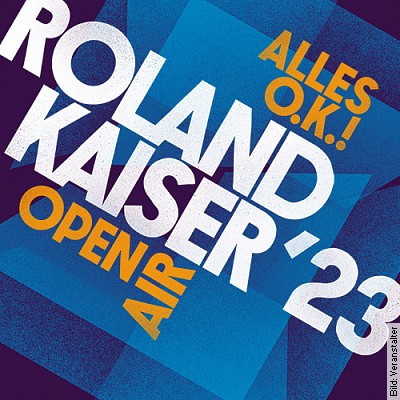 Roland Kaiser: Open Air 2023 – Live mit Band in Friedberg am 25.06.2023 – 19:00 Uhr