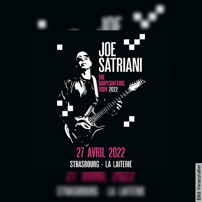 Joe Satriani in Strasbourg am 24.05.2023 – 19:00 Uhr