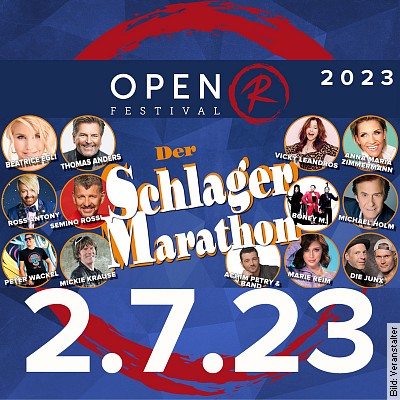 Open R Festival 2023 – Schlager Marathon in Uelzen am 02.07.2023 – 15:00 Uhr