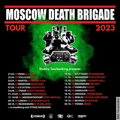 MOSCOW DEATH BRIGADE – Live in Wien am 20.10.2023 – 20:00 Uhr