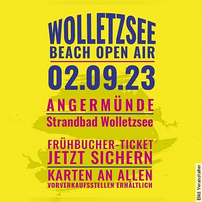 Wolletzsee Beach Open Air 2023 in Angermünde am 02.09.2023 – 16:00 Uhr