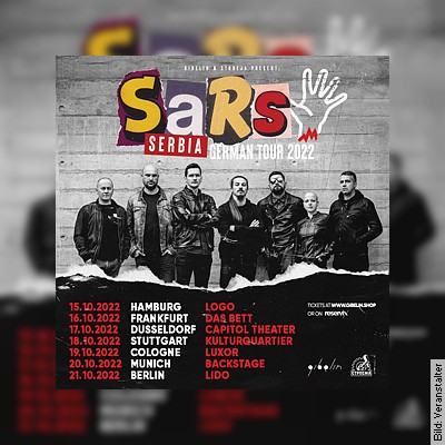 S.A.R.S. Germany Tour 2022 – Live in Berlin