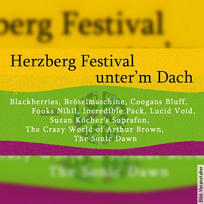 Herzberg Festival unterm Dach – Lucid Void, The Sonic Dawn, The Crazy World of Arthur Brown in Rüsselsheim