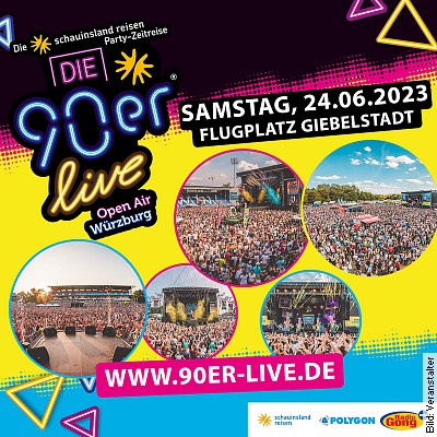 Die 90er LIVE Würzburg – Open Air Tour 2023 in Giebelstadt am 24.06.2023 – 14:00 Uhr