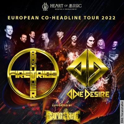 Brother Firetribe &  One Desire – European Co-Headline  Tour  2023 in Bochum am 25.03.2023 – 19:00 Uhr
