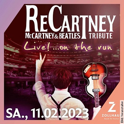 ReCartney – Paul McCartney & Beatles Tribute Show in Leer am 11.02.2023 – 20:00 Uhr