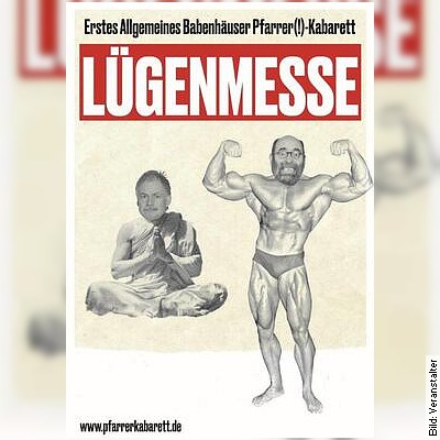 Erstes Allgemeines Babenhäuser Pfarrer(!)-Kabarett - Lügen-Messe - Zwei Hessen in der Wunder-Bar in in Heusenstamm