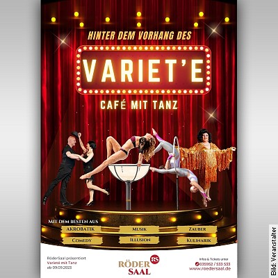 Varité-Café mit Tanz – Hinter dem Vorhang des Varieté in Großröhrsdorf am 31.03.2024 – 15:00 Uhr