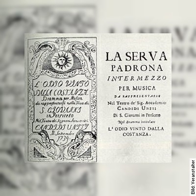 La Serva padrona - Opernintermezzo von Giovanni Battista Peroglesi auf der Morsbroicher Schlosstrepp
