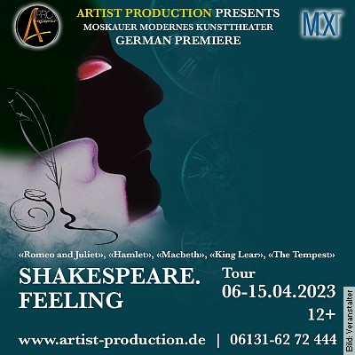 Shakespeare. Feeling in Offenbach am 15.04.2023 – 19:00 Uhr