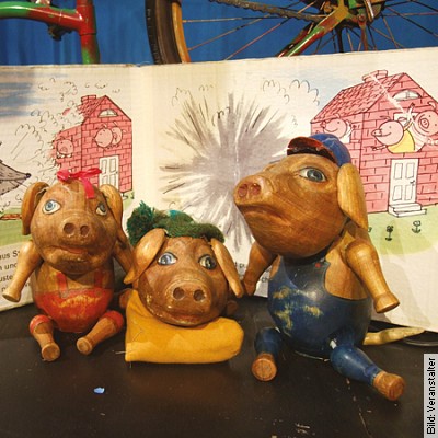 marotte Figurentheater – Die drei kleinen Schweinchen in Freiburg im Breisgau am 26.03.2023 – 11:00 Uhr