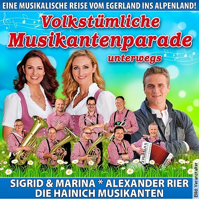 Volkstümliche Musikantenparade – unterwegs – HC-Hainich Concerts GmbH in Neustadt in Sachen am 25.04.2024 – 15:00 Uhr