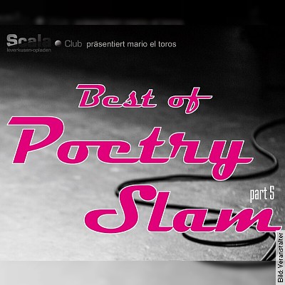 Poetry Slam – Best Of-Show – Part 6 in Leverkusen am 16.09.2023 – 20:00 Uhr