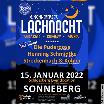 6. Sonneberger Lachnacht – Das Spaßkonzept mit Erfolgsgarantie am 14.01.2023 – 20:00