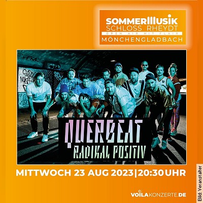 QUERBEAT – RADIKAL POSITIV in Mönchengladbach am 23.08.2023 – 20:30 Uhr