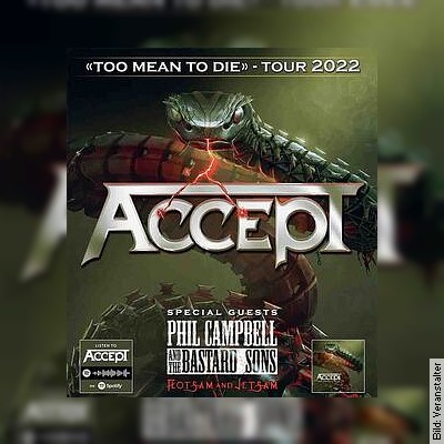 Accept - Too Mean To Die - Tour 2023 in Neu-Ulm