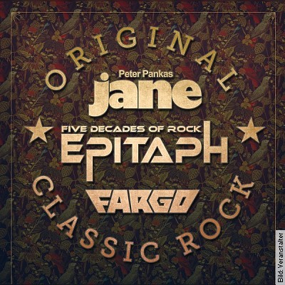 JANE, EPITAPH & FARGO – Original Classic Rock in Bensheim am 09.02.2023 – 20:30 Uhr