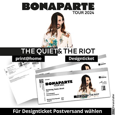 Bonaparte – The Quiet Show in Bern am 22.02.2024 – 20:00 Uhr