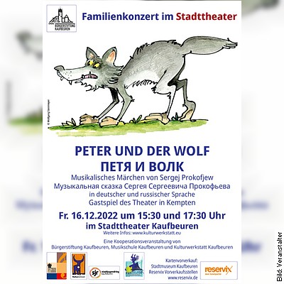 Peter und der Wolf in Krefeld am 11.02.2023 – 18:00 Uhr