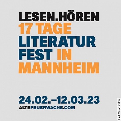 Judith Hermann liest. in Mannheim am 12.03.2023 – 12:00 Uhr