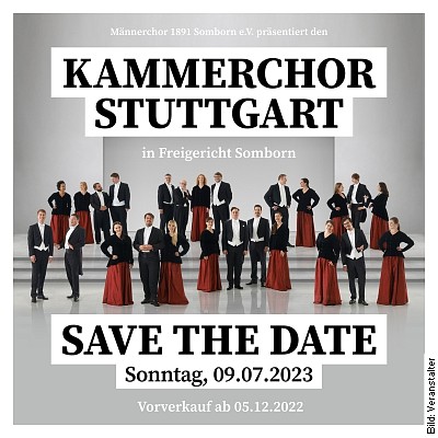 Kammerchor Stuttgart – Moderne Chormusik der Spitzenklasse – Live in St. Anna, Freigericht am 09.07.2023 – 17:00 Uhr