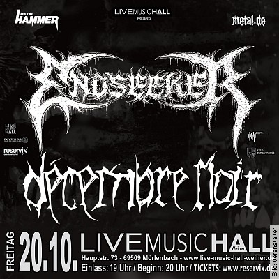 Endseeker + Decembre Noir in Mörlenbach am 20.10.2023 – 20:00 Uhr