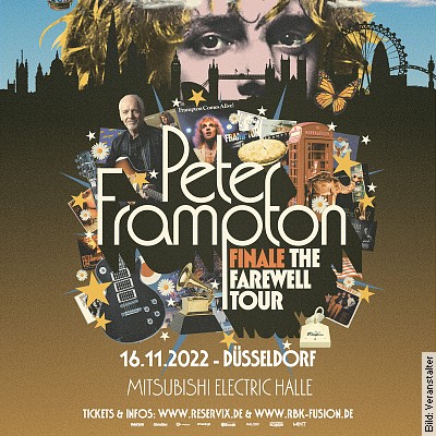 PETER FRAMPTON – FINALE – THE FAREWELL TOUR 2022 in Düsseldorf