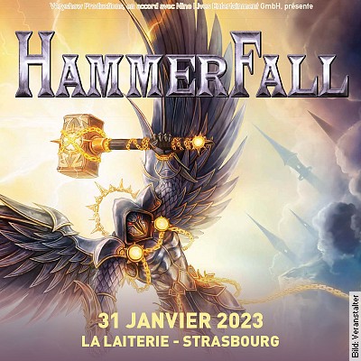 Hammerfall + Guest in Strasbourg am 31.01.2023 – 20:00 Uhr