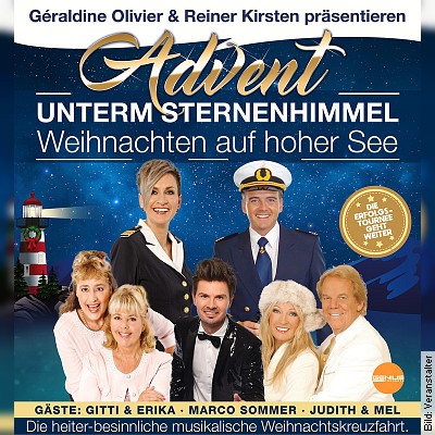 Advent unterm Sternenhimmel  Advent auf hoher See – Géraldine Olivier & Reiner Kirsten präsentieren: in Marienberg am 11.12.2022 – 16:00
