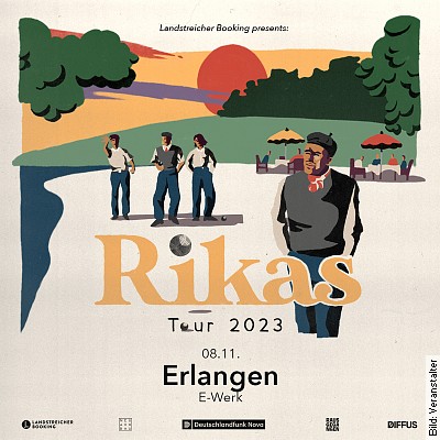 Rikas – Tour 2024 in Erlangen am 09.10.2024 – 20:00 Uhr