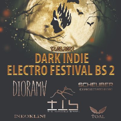 DARK INDIE ELECTRO FESTIVAL BS 2 Diorama, The Invincible Spirit u.a. in Braunschweig am 11.03.2023 – 20:30