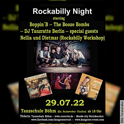 Rockabilly Night starring Boppin´B - Booze Bombs - DJ Tanzratte Berlin und Nellie und Dietmar in Pfo