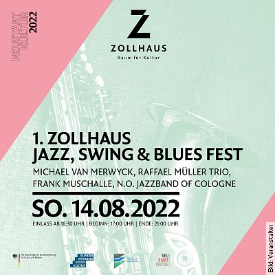 1. ZOLLHAUS JAZZ, SWING & BLUES FEST (Neustart Kultur 2022) in Leer