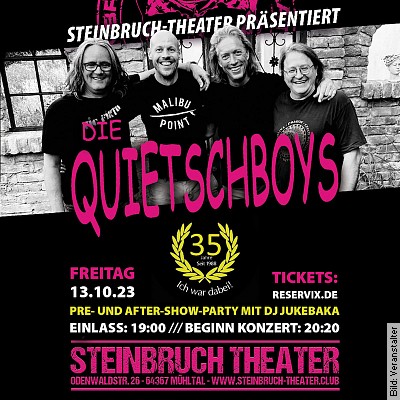Die Quietschboys – 35 Jahre – Live & Geil! in Mühltal am 09.02.2024 – 20:00 Uhr
