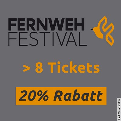 Fernweh Festival 8 – 19 Vorträge 20% Rabatt in Erlangen