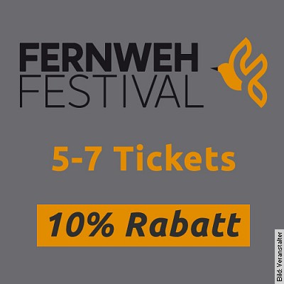 Fernweh Festival 5 - 7 Vorträge 10% Rabatt