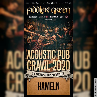 Fiddler´s Green - Acoustic Pub Crawl 2023 – 3 CHEERS FOR 30 YEARS!