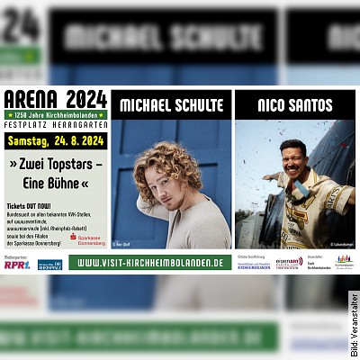 Nico Santos und Michael Schulte bei der FESTARENA 2024 Kirchheimbolanden