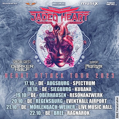 JADED HEART + Darker Half + Fire Rose - Heart Attack Tour 2023