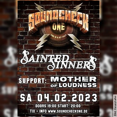 Sainted Sinners – Support: Mother of Loudness in Waldbronn am 04.02.2023 – 20:00 Uhr