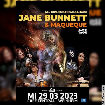 Jane Bunnett & Maqueque in Weinheim am 29.03.2023 – 20:00 Uhr