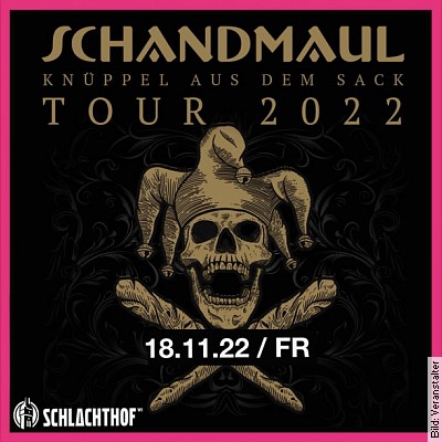 SCHANDMAUL – Knüppel aus dem Sack Tour 2022 in Pratteln