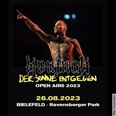 Ravensberger Park Open Air 2023 – KONTRA K – DER SONNE ENTGEGEN in Bielefeld am 26.08.2023 – 20:00 Uhr