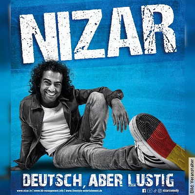 Nizar – Deutsch, aber lustig in Jena am 25.04.2024 – 20:00 Uhr