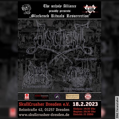 Blackened Rituals Resurrection in Dresden am 18.02.2023 – 20:30 Uhr
