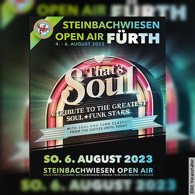 That´s Soul - Steinbachwiesen Open Air 2023