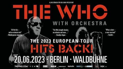 THE WHO with Orchestra - Hits Back! The 2023 Euro Tour