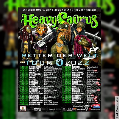 Heavysaurus – Retter Der Welt Tour 2022 in Ludwigsburg