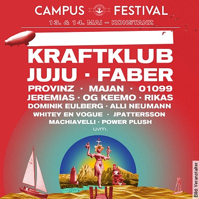 CAMPUS FESTIVAL KONSTANZ in Konstanz am 19.05.2023 – 14:30 Uhr